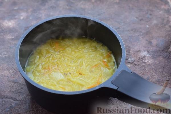 Крем-суп из квашеной капусты и картофеля