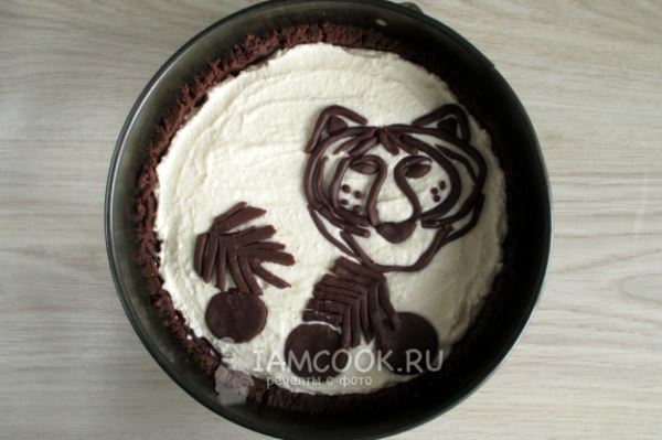 Шоколадно-творожный пирог «Тигр»