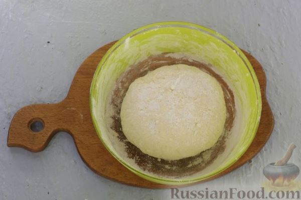 Творожные пирожки с капустой (на сковороде)