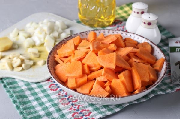 Диетический морковный суп-пюре