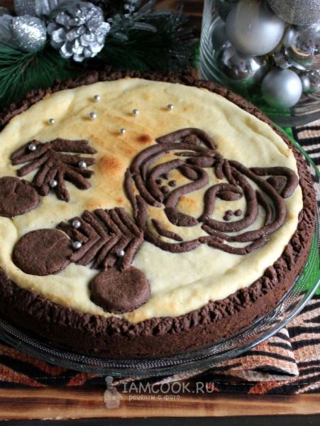 Шоколадно-творожный пирог «Тигр»