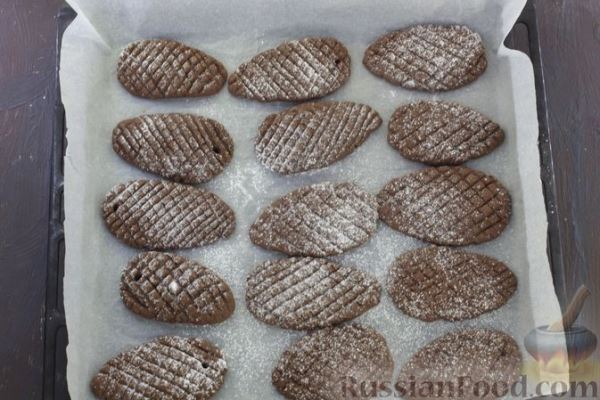 Песочное печенье "Шишки" с какао
